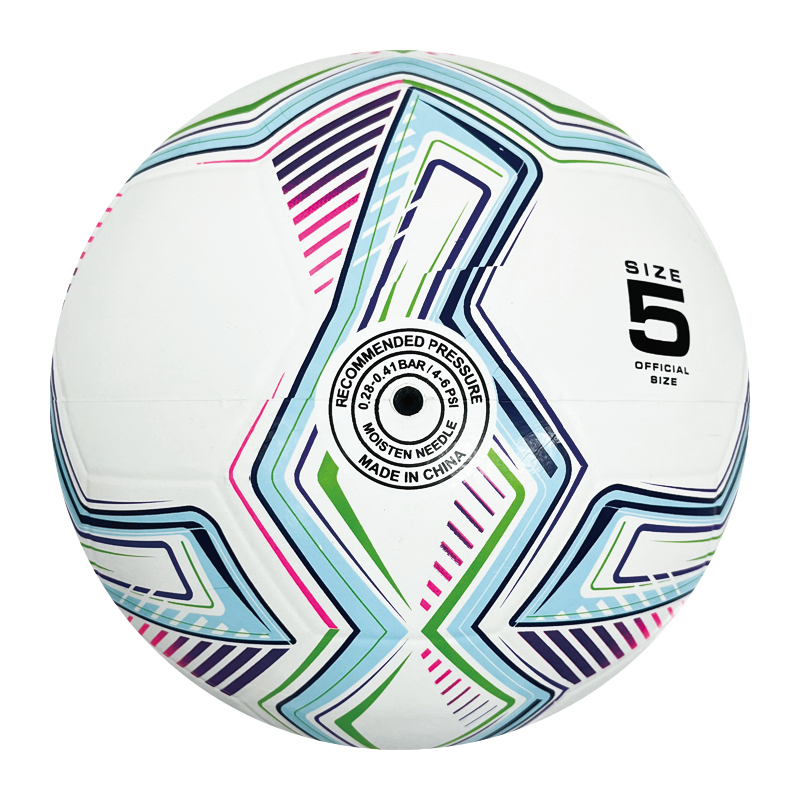 Custom Printed Logo Size 5 Soccer Ball -ueeshop
