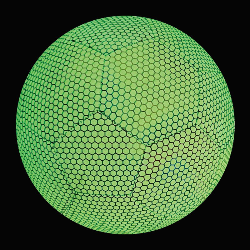 Glow-in-the-dark machine-stitched soccer ball - ueeshop