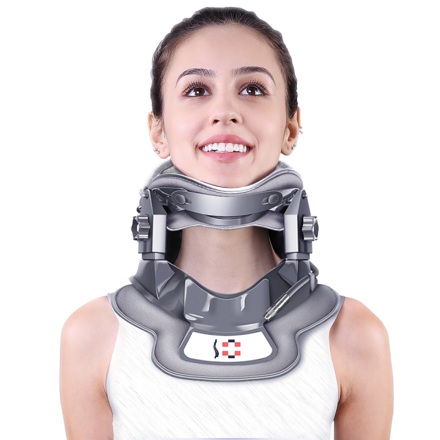Twinklepoch NT300 Cervical Neck Traction Device with 3 Power Traction + Airbag Support