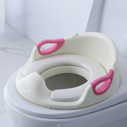 Baby Potty Training Toddler Toilet Seat,with Safety Handles,Splash Guard