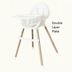 2-in-1 Baby High Chair, Baby Dinning Chair for 6 Months to 5 Years old Toddler