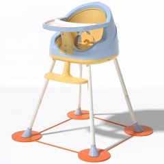 Kids Dining Chair Multi-function Portable Baby High Chairs Height Adjustable