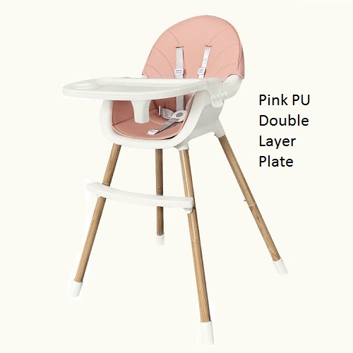 2-in-1 Baby High Chair, Baby Dinning Chair for 6 Months to 5 Years old Toddler