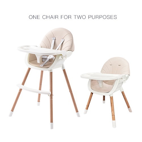 2-in-1 Baby High Chair, Baby Dinning Chair for 6 Months to 5 Years old Toddler