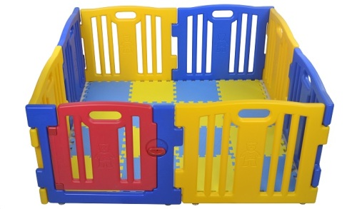 smaller 8 panel plastic baby playpen baby activity play center