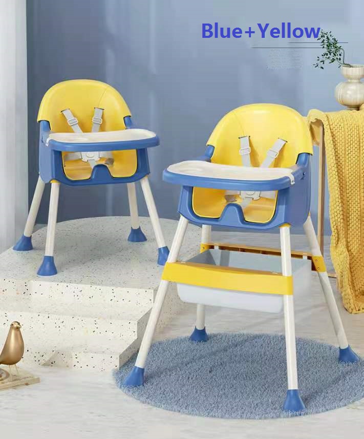 baby dining chair portable 2 in 1 folding high chair baby feeding indoor kids eating seat with bag