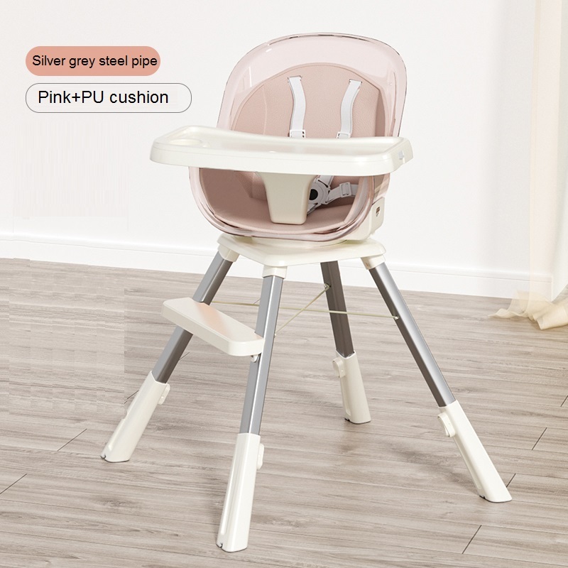 360 degree rotating and Foldable 3 Levels Adjustable Safety Baby Dining Chair Toddler baby feeding high chair