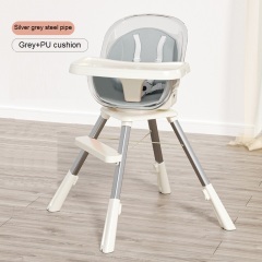 360 degree rotating and Foldable 3 Levels Adjustable Safety Baby Dining Chair Toddler baby feeding high chair