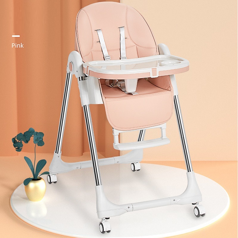 High Chairs for Babies Toddlers - Wooden or steel pipe High Chair