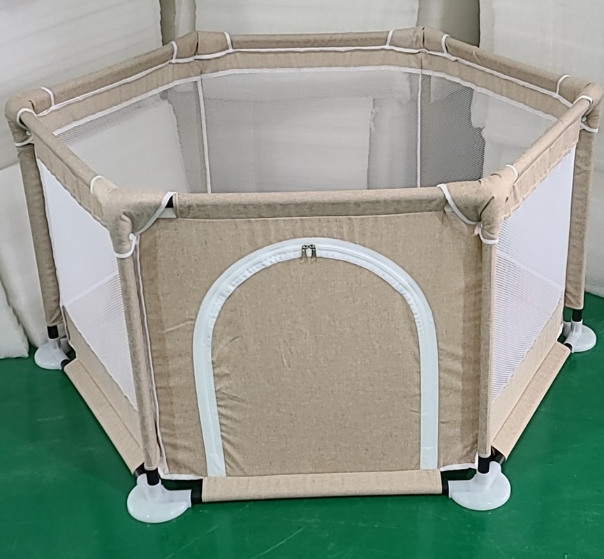 Kids Play Pen Yard Oxford Mesh Fabric Baby safety Portable Folding Baby Playpen
