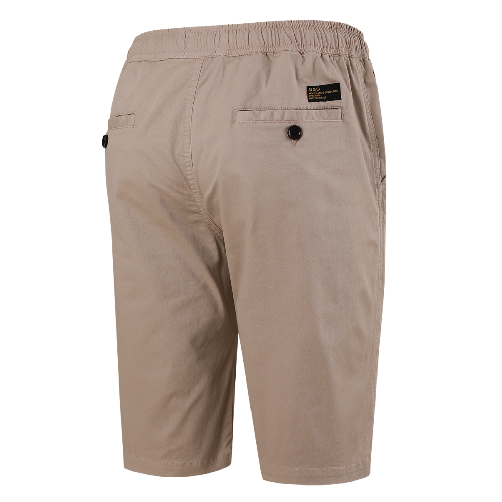 GorgeousBen Men's Casual Bright Soft Cream Chino Shorts