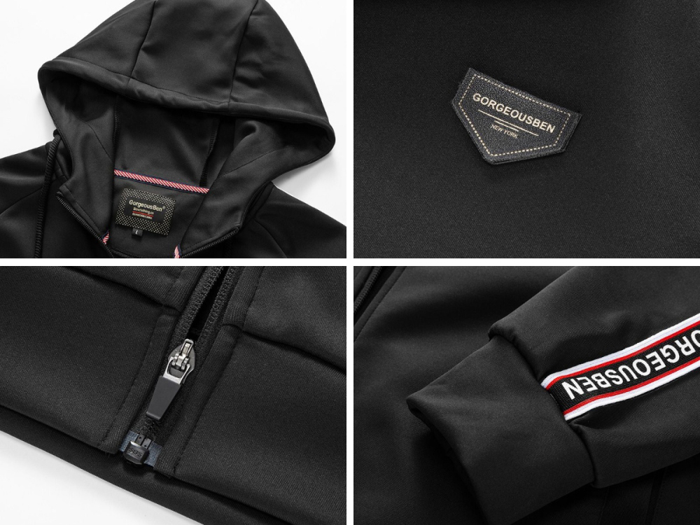 GorgeousBen Sportswear Set Tracksuits with Hoodie with SBS zipper