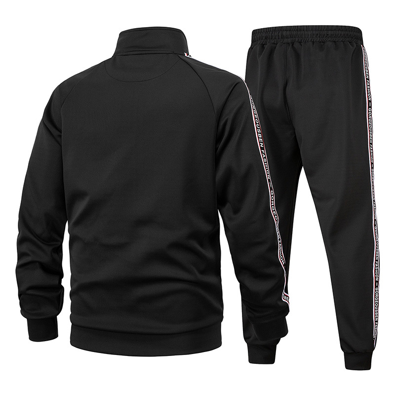 GorgeousBen Unisex Black Sports Sets Loose Fit