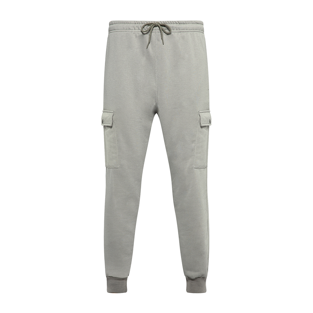 GorgeousBen Grey Melange Cotton Jogger Pants