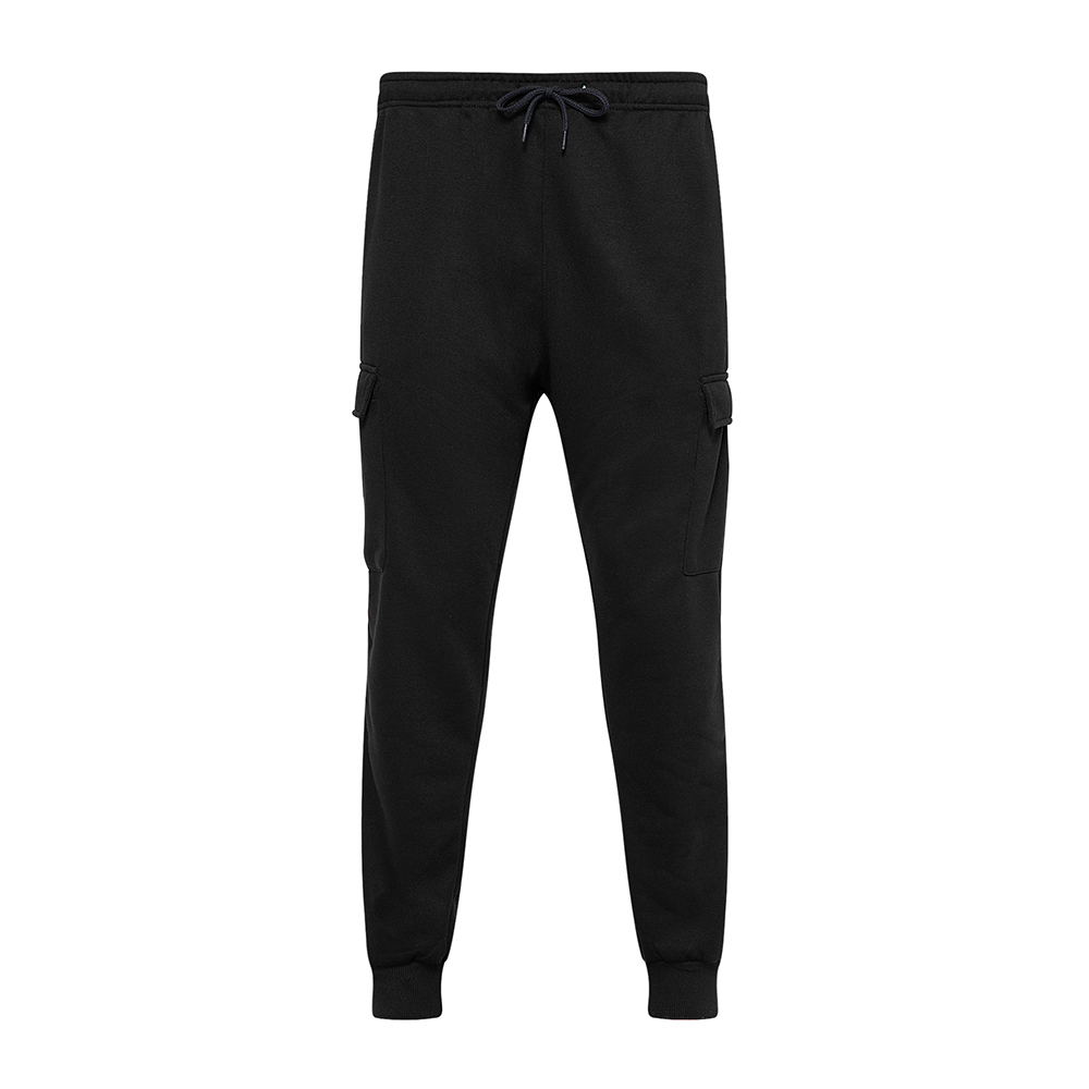 GorgeousBen Basic Black Cotton Sweatpants