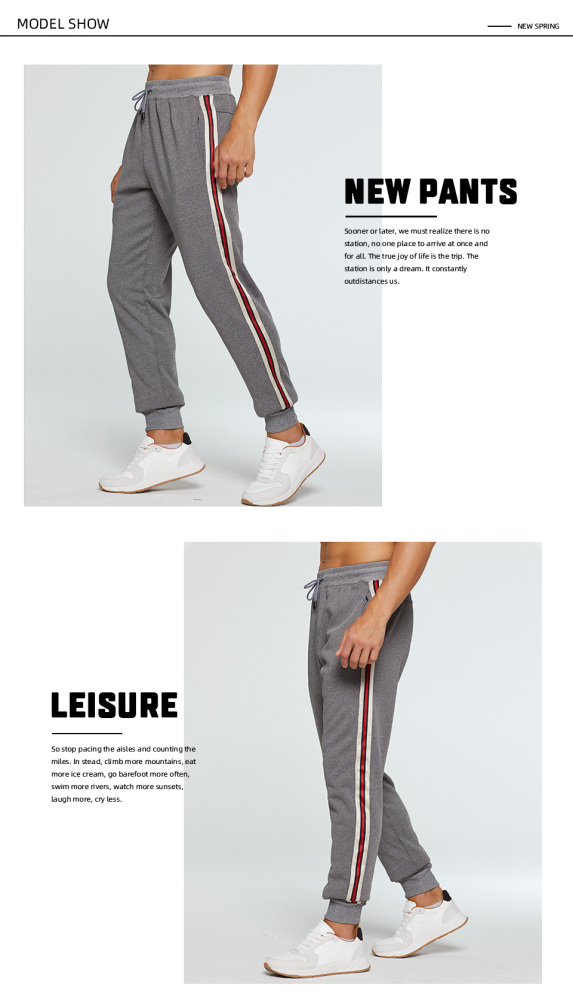 Gorgeousben Men's Basic Sweatpants Custom Logo