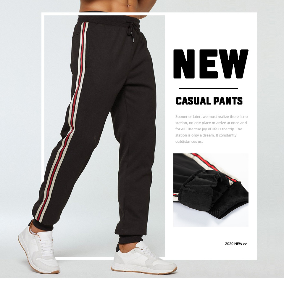 Gorgeousben Men's Basic Sweatpants Custom Logo