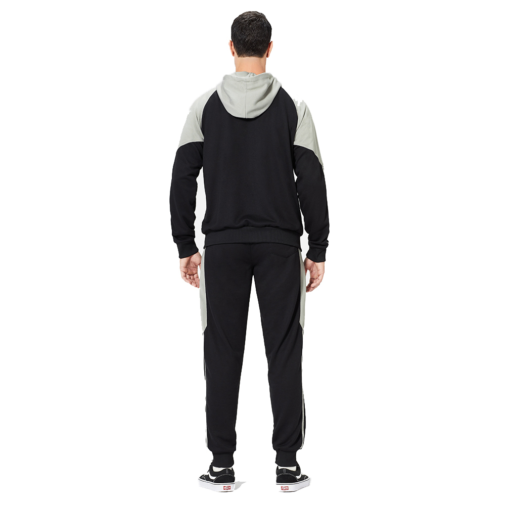 GorgeousBen Men's Blue White Colored Hoodies Sets