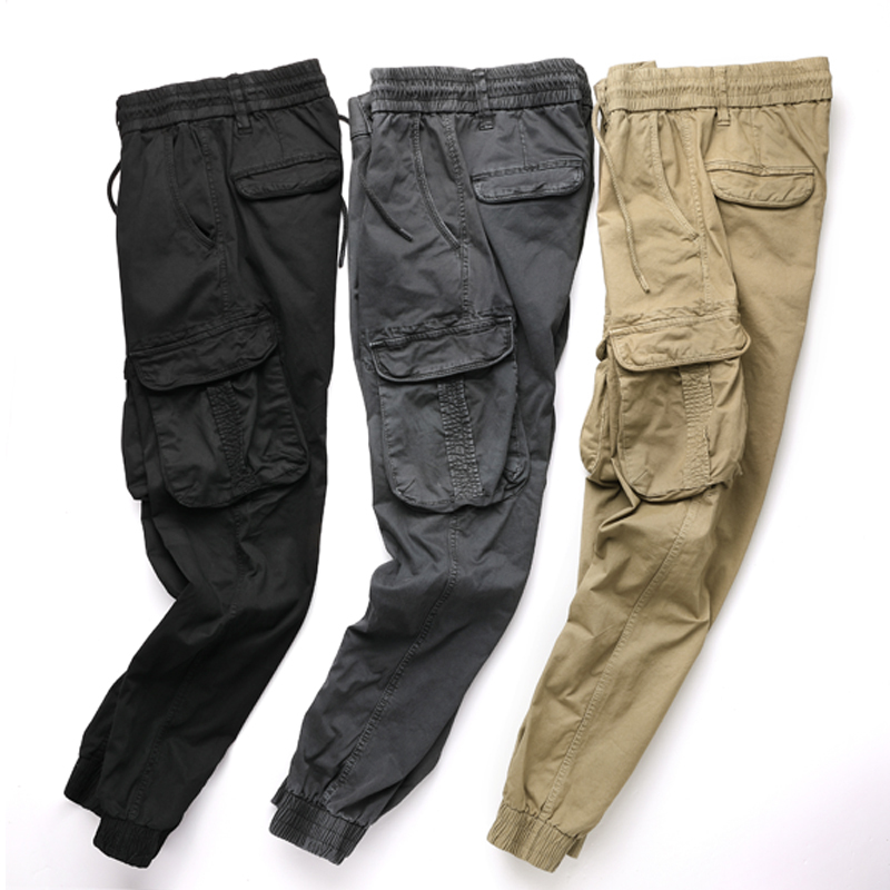 GORGEOUSBEN MEN'S GARMENT DYED CARGO PANTS PK002