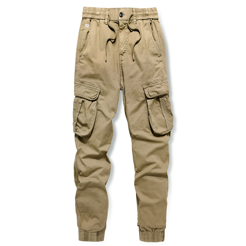 GORGEOUSBEN MEN'S GARMENT DYED CARGO PANTS PK002