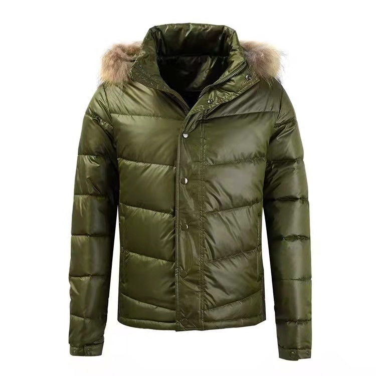 GorgeousBen Female puffer jacket with hooded with fur BN2206