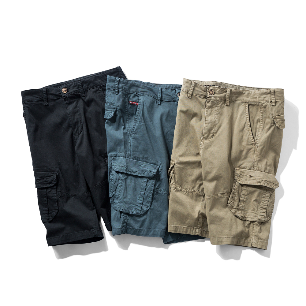 Men's garments dyed cargo shorts  BN107