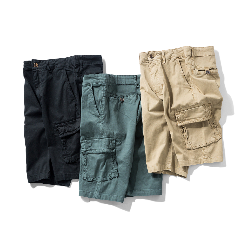 Men's garments dyed cargo shorts  BN106