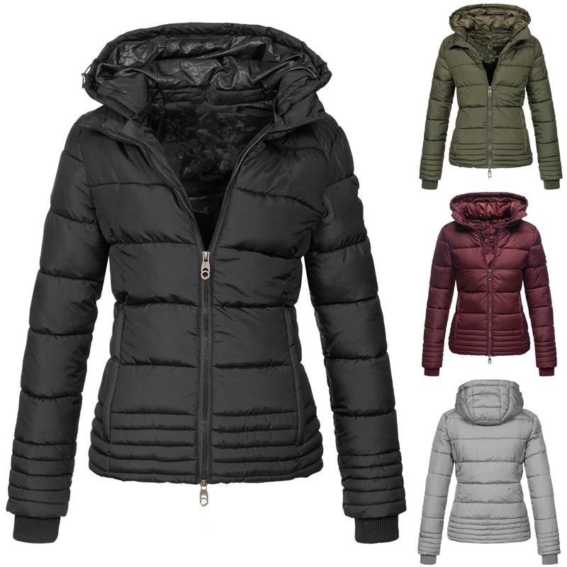 GorgeousBen ladies puffer jacket with hooded  BN2220