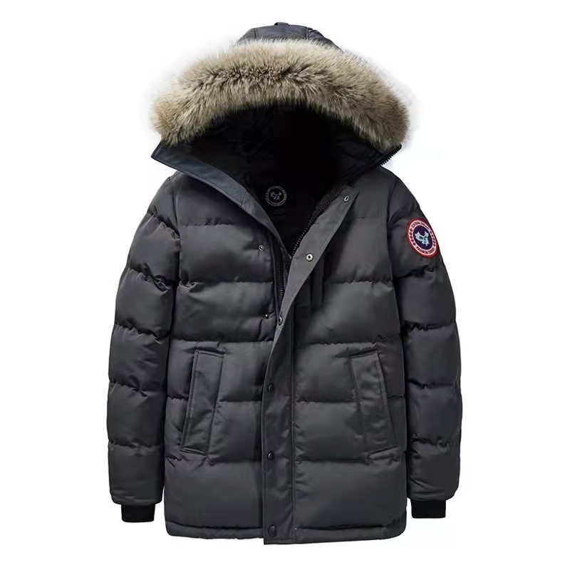 GorgeousBen Men's parkas jacket with hooded with fur BN2209