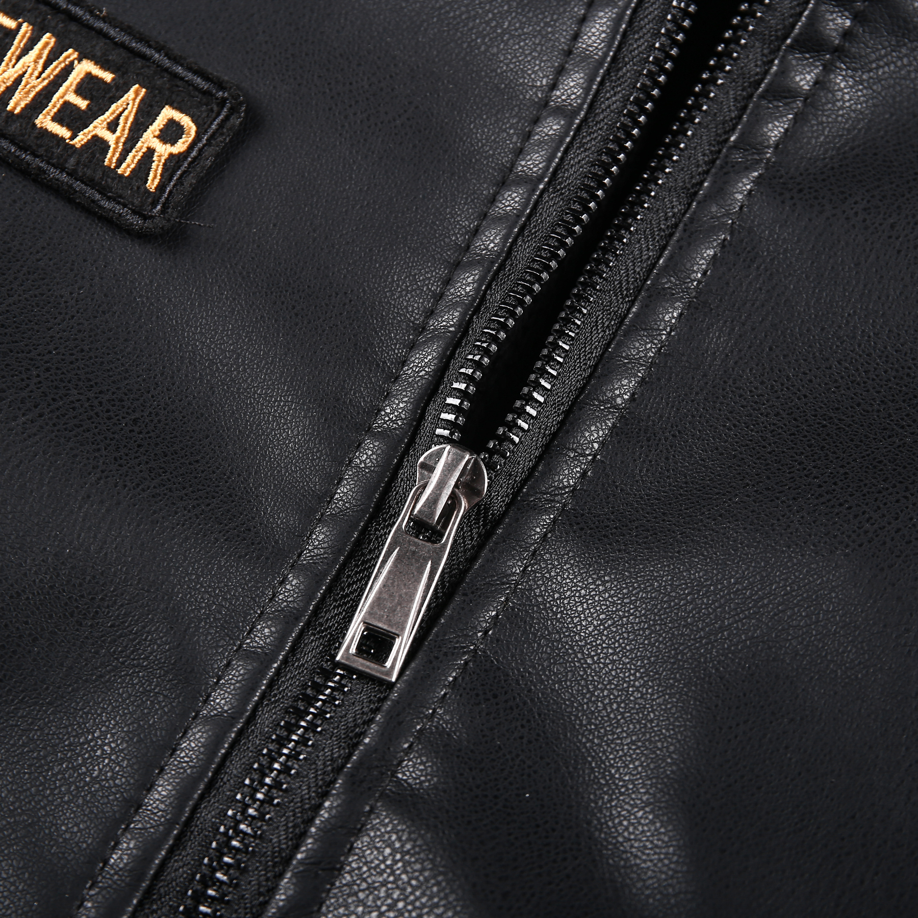 GorgeousbBen Men′s Leather PU Motorcycle Baseball Leather Jacket BN202