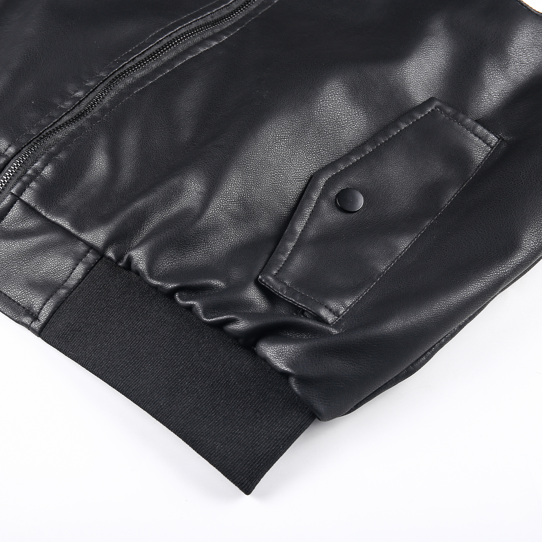 GorgeousbBen Men′s Leather PU Motorcycle Baseball Leather Jacket BN202