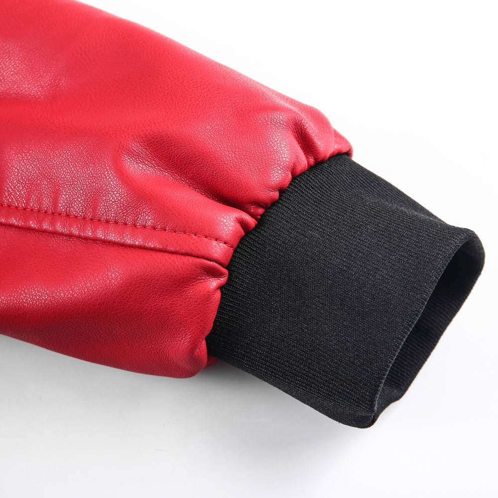 GorgeousbBen Men′s Leather PU Motorcycle Baseball Leather Jacket BN202