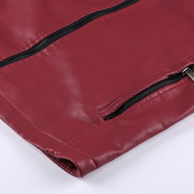 GorgeousBen PU Leather Plush Jackets for Men Winter Insulated Motorcycle Jackets BN9018