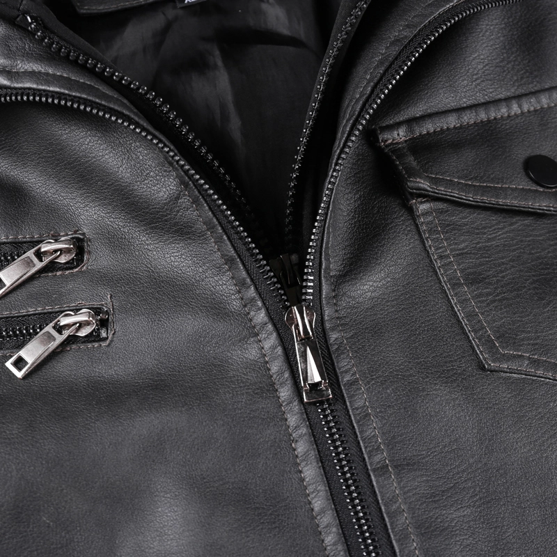 GorgeousBen Men's Winter Faux Leather Jackets Motorcycle Boomber with Hooded BN9020