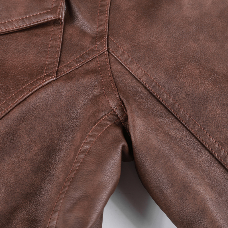 GrogeousBen Men's Winter Faux Leather Jackets Motorcycle Boomber with Hooded BN9020