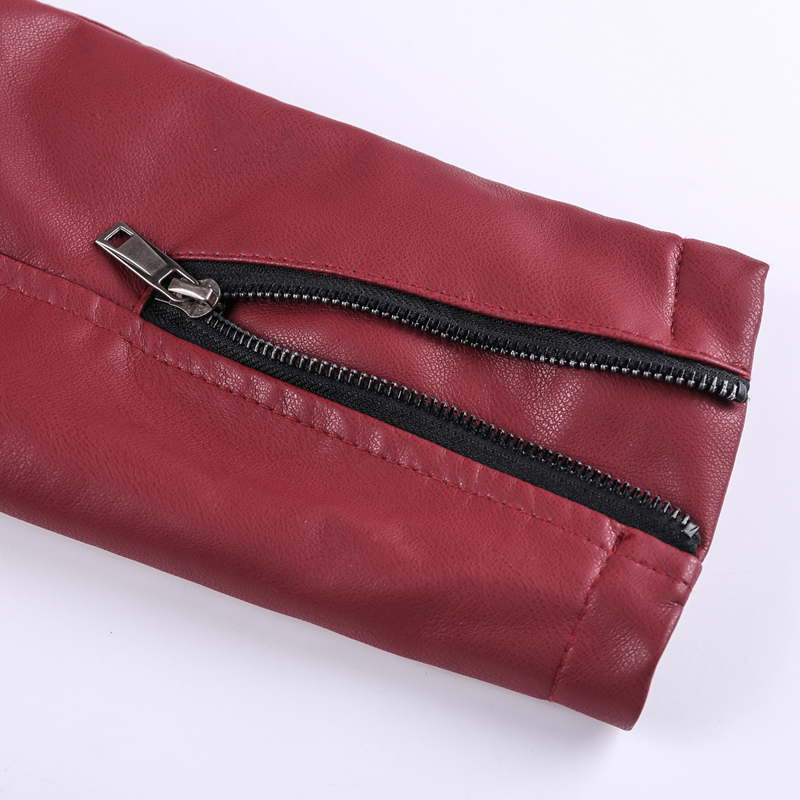 GrogeousBen PU Leather Plush Jackets for Men Winter Insulated Motorcycle Jackets BN9018