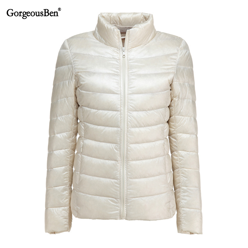GorgeousBen Women's Full-Zip Water Resistance Packable Puffer Jacket BN0427WL