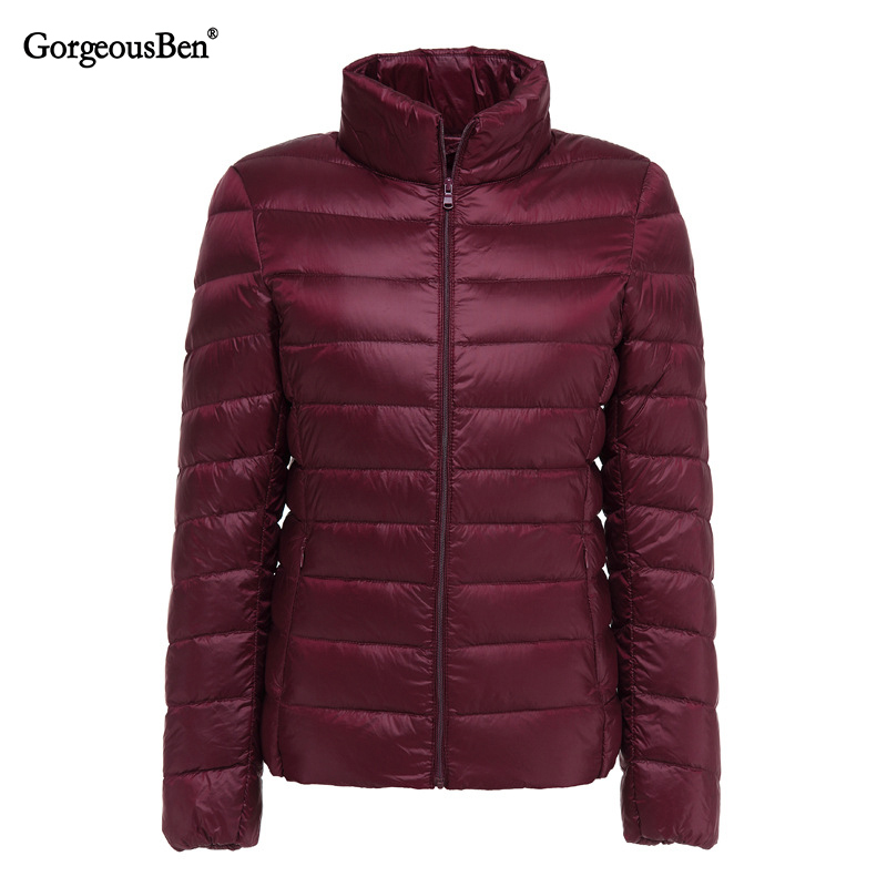 GorgeousBen Women's Full-Zip Water Resistance Packable Puffer Jacket BN0427WL