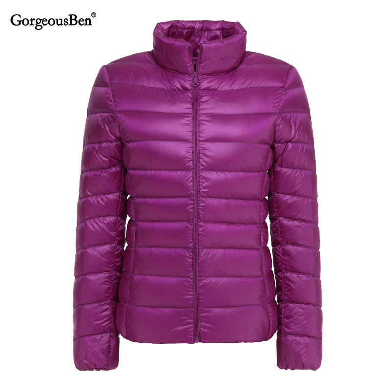 GorgeousBen Women's Full-Zip Water Resistance Packable Puffer Jacket BN0427WL