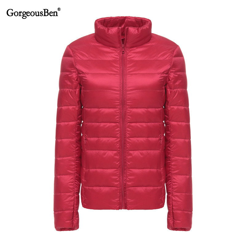 GorgeousBen Women's Full-Zip Water Resistance Packable Puffer Jacket BN0427WL