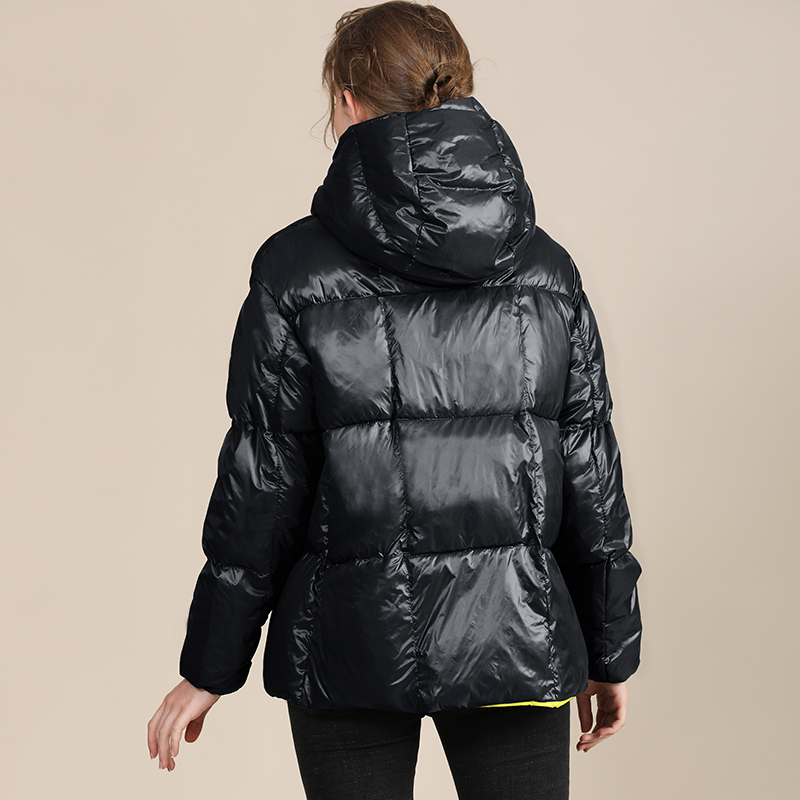 GrogeousBen Women's padding jacket Ladies Bubble Jacket Womens Long Coat Hooded Quilted Padded coat China manufactre YBM2210  YYOZ8805