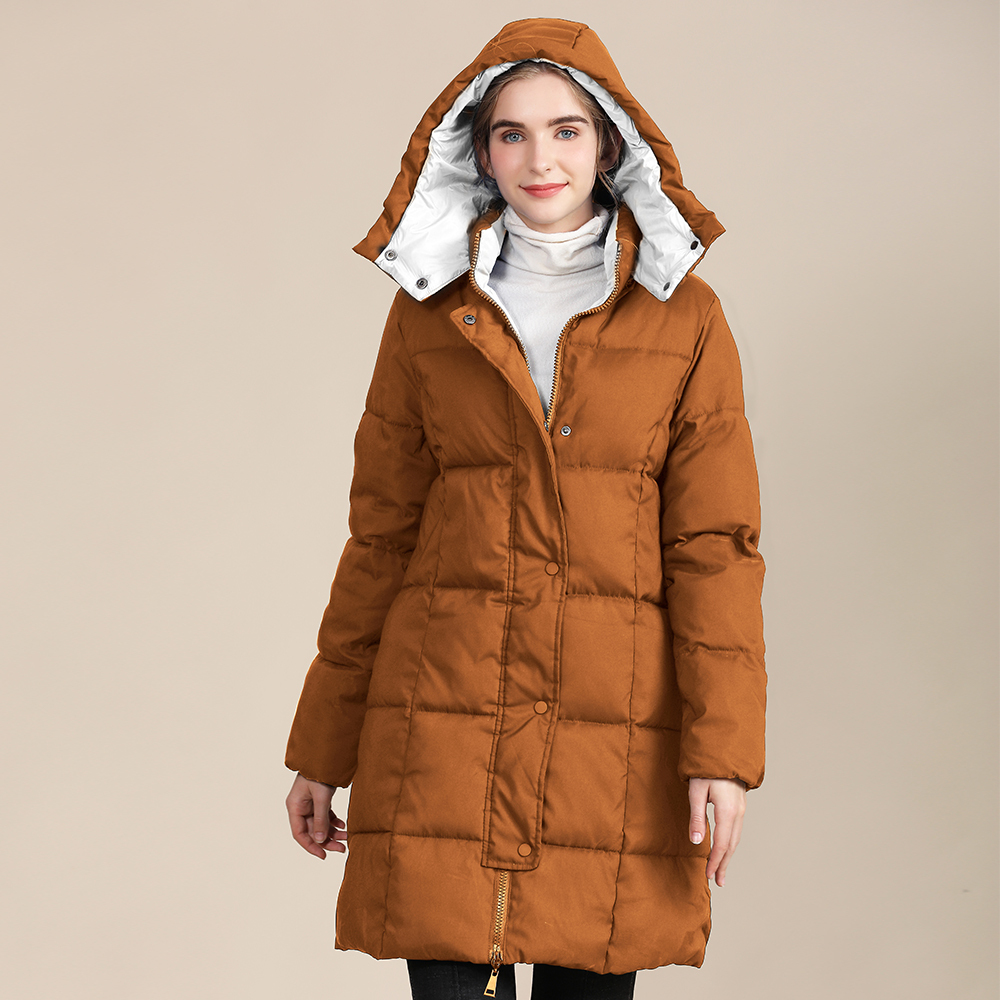 GorgeousBen Women's padding jacket with hooded BNYYBM2220 YYOZ8815