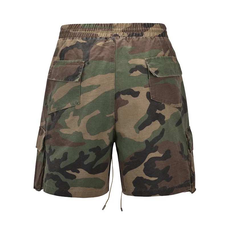 GorgeousBen New Premium Quality Cotton Cargo Shorts Casual Fashion Solid Camouflage Men Summer Shorts