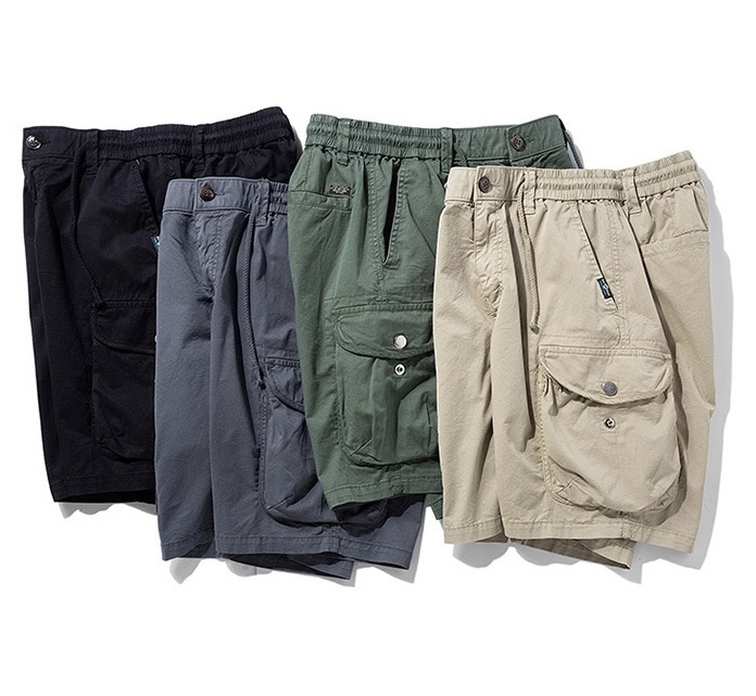 GorgeousBen Quality Summer Mens Cargo Shorts Casual Cotton Pants Multi Pocket Sport Short Pants