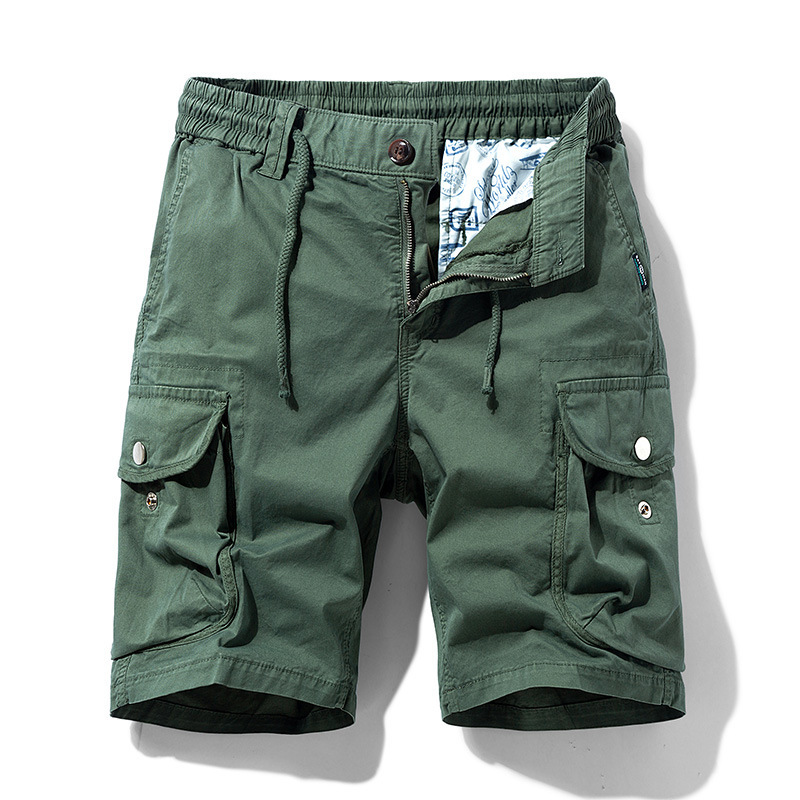 GorgeousBen Quality Summer Mens Cargo Shorts Casual Cotton Pants Multi Pocket Sport Short Pants