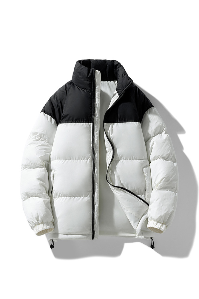 GorgeousBen Winter Fashion New Design Warm puffy Shiny Jackets Solid Color Custom Logo Printing Embroidery Padded Wholesale Puffer Down Coat