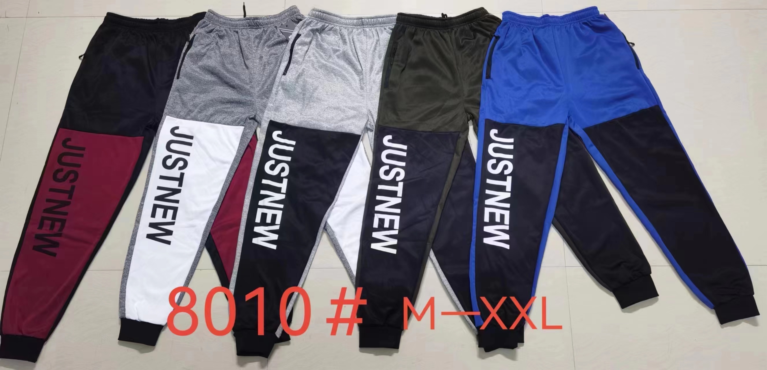 GorgeousBen stocks & ready-made&spot Spring and autumn new European men's fashion color matching side webbing leg sports pants