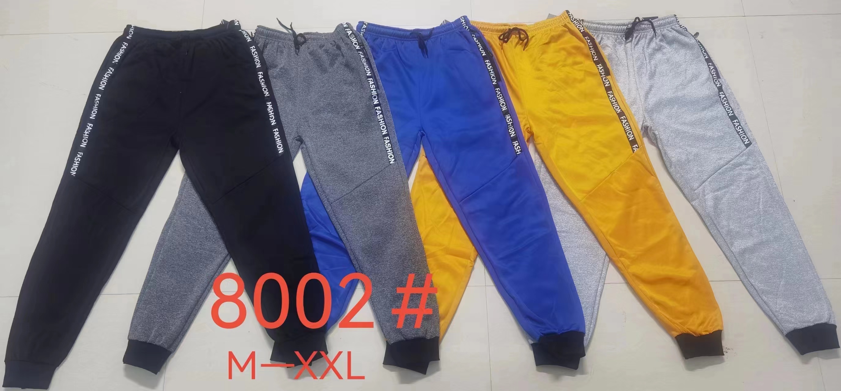 GorgeousBen stocks & ready-made&spot Spring and autumn new European men's fashion color matching side webbing leg sports pants