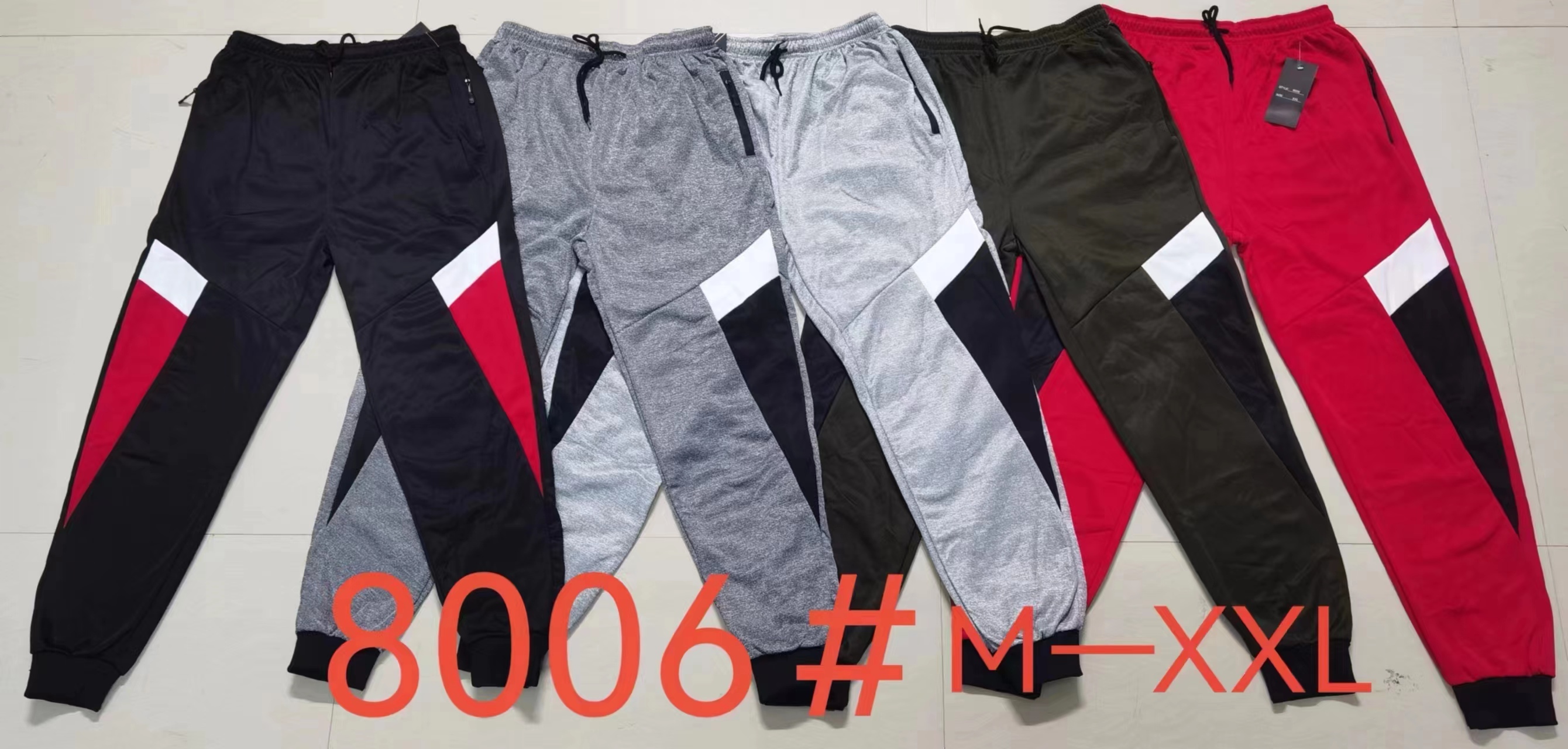 GorgeousBen stocks & ready-made&spot Spring and autumn new European men's fashion color matching side webbing leg sports pants