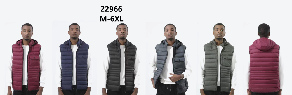 GorgeousBen stocks & ready-made&spot Well Made Nylon Water Resistance Men's Puffer Vest 20D Nylon Soft Light Men Sleeveless Jacket Men's Winter Hooded Waistcoat - Wholesale Price